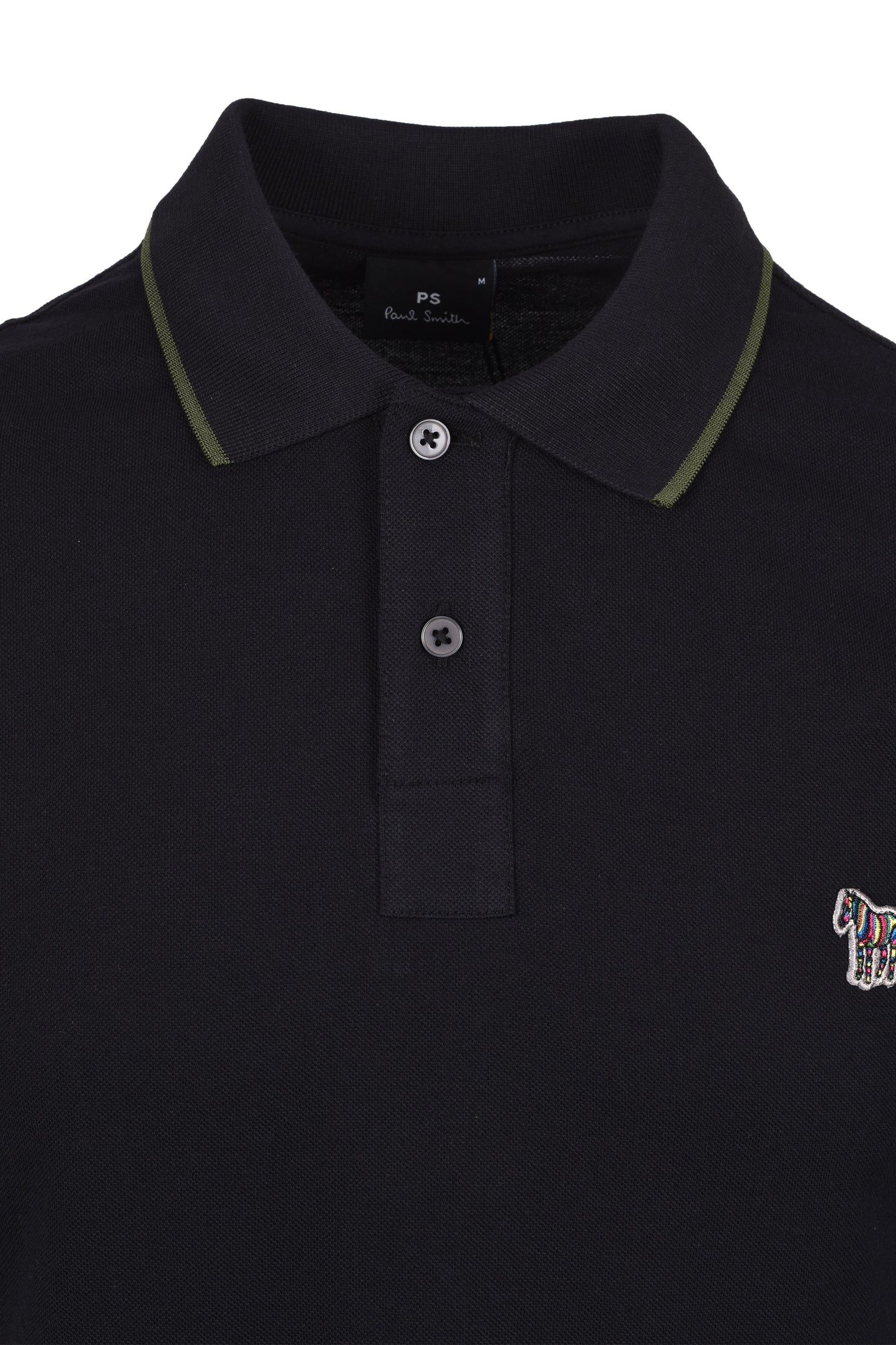 Paul Smith Reg Fit Tipped Polo Black