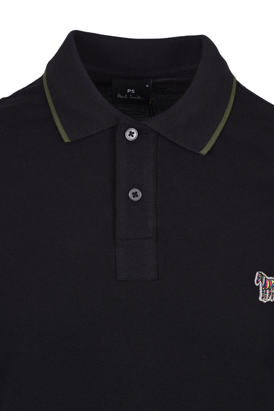 Paul Smith Reg Fit Tipped Polo Black