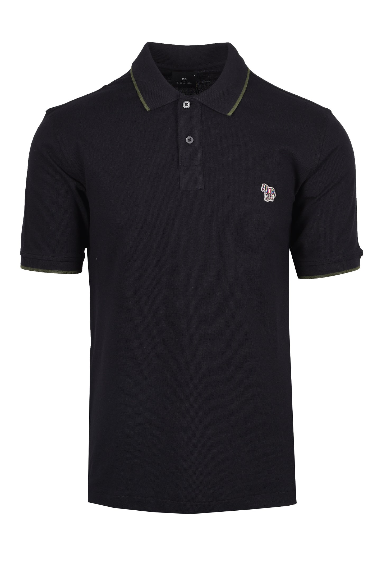 Paul Smith Reg Fit Tipped Polo Black