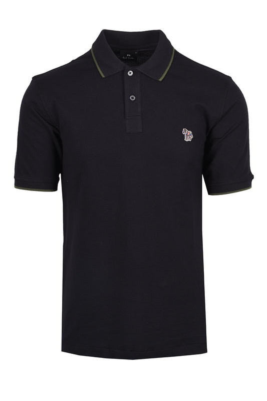 Paul Smith Reg Fit Tipped Polo Black