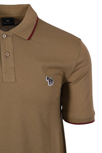Paul Smith Reg Fit Tipped Polo Camel Paul Smith