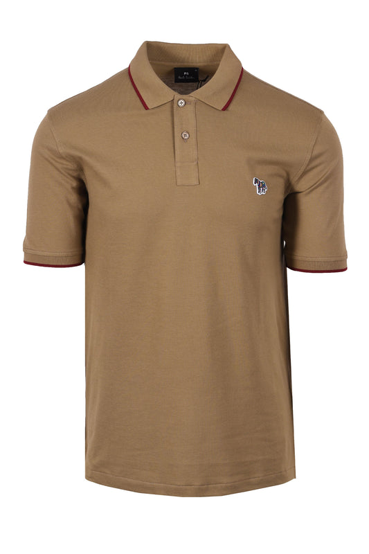 Paul Smith Reg Fit Tipped Polo Camel