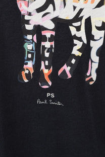 Paul Smith Reg Fit Zebra T-Shirt Dark Navy Paul Smith