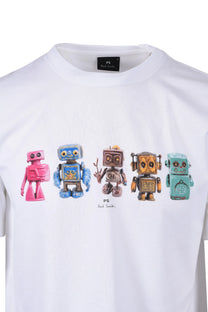 Paul Smith Robots T-Shirt White Paul Smith