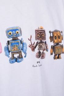 Paul Smith Robots T-Shirt White Paul Smith