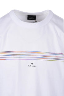 Paul Smith SS Stripe T-Shirt White Paul Smith