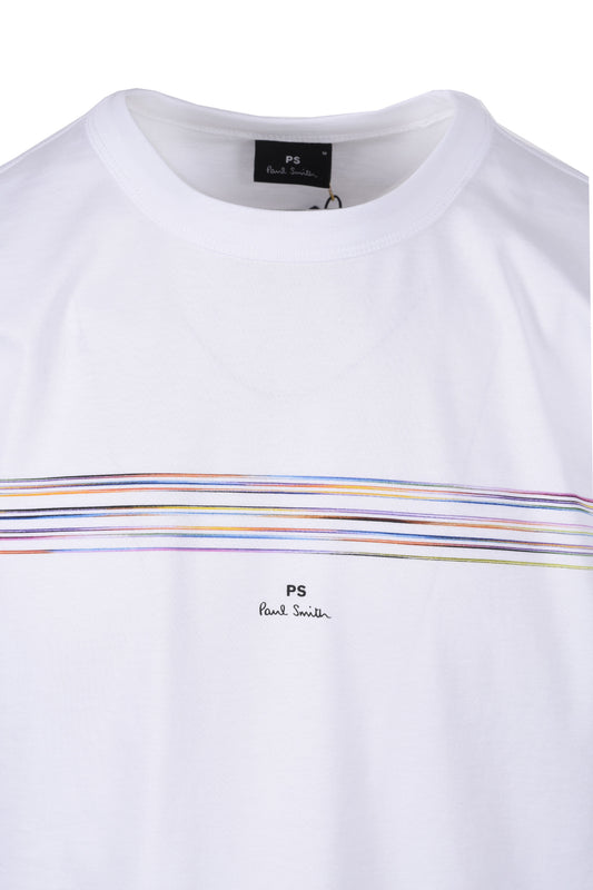 Paul Smith SS Stripe T-Shirt White