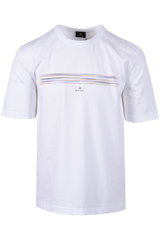 Paul Smith SS Stripe T-Shirt White