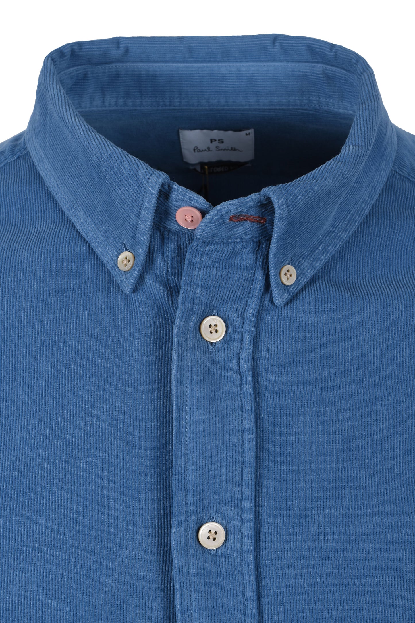 Paul Smith Tailored Corduroy Shirt Petrol Blue