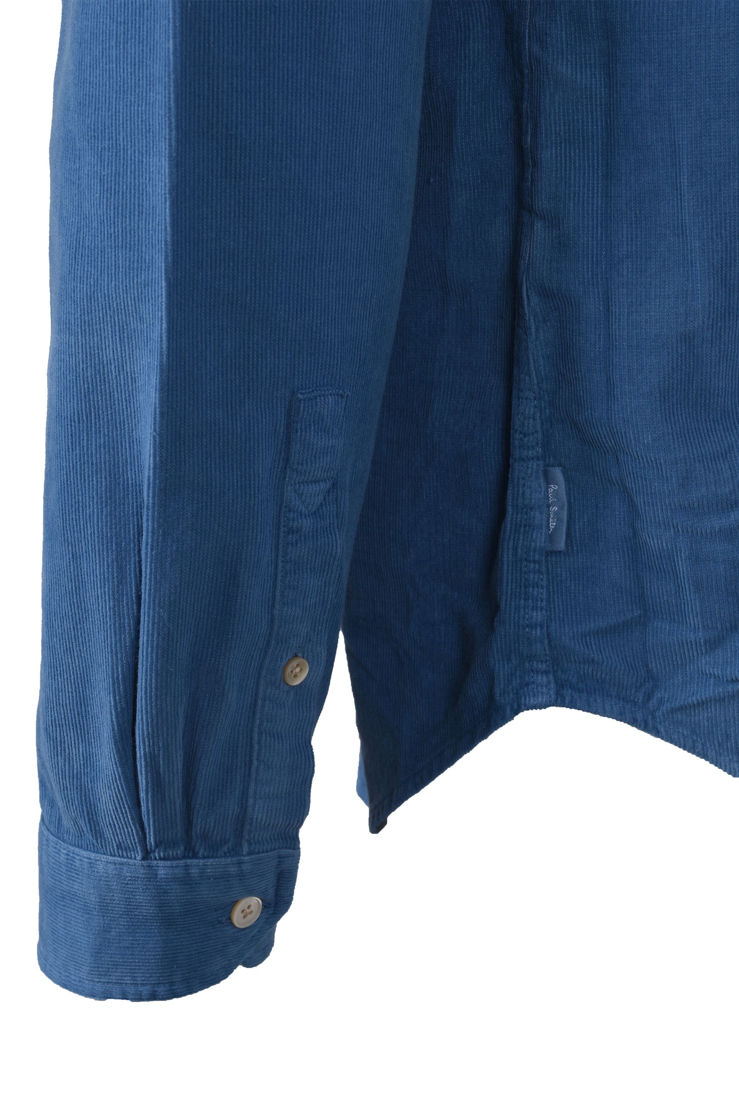 Paul Smith Tailored Corduroy Shirt Petrol Blue