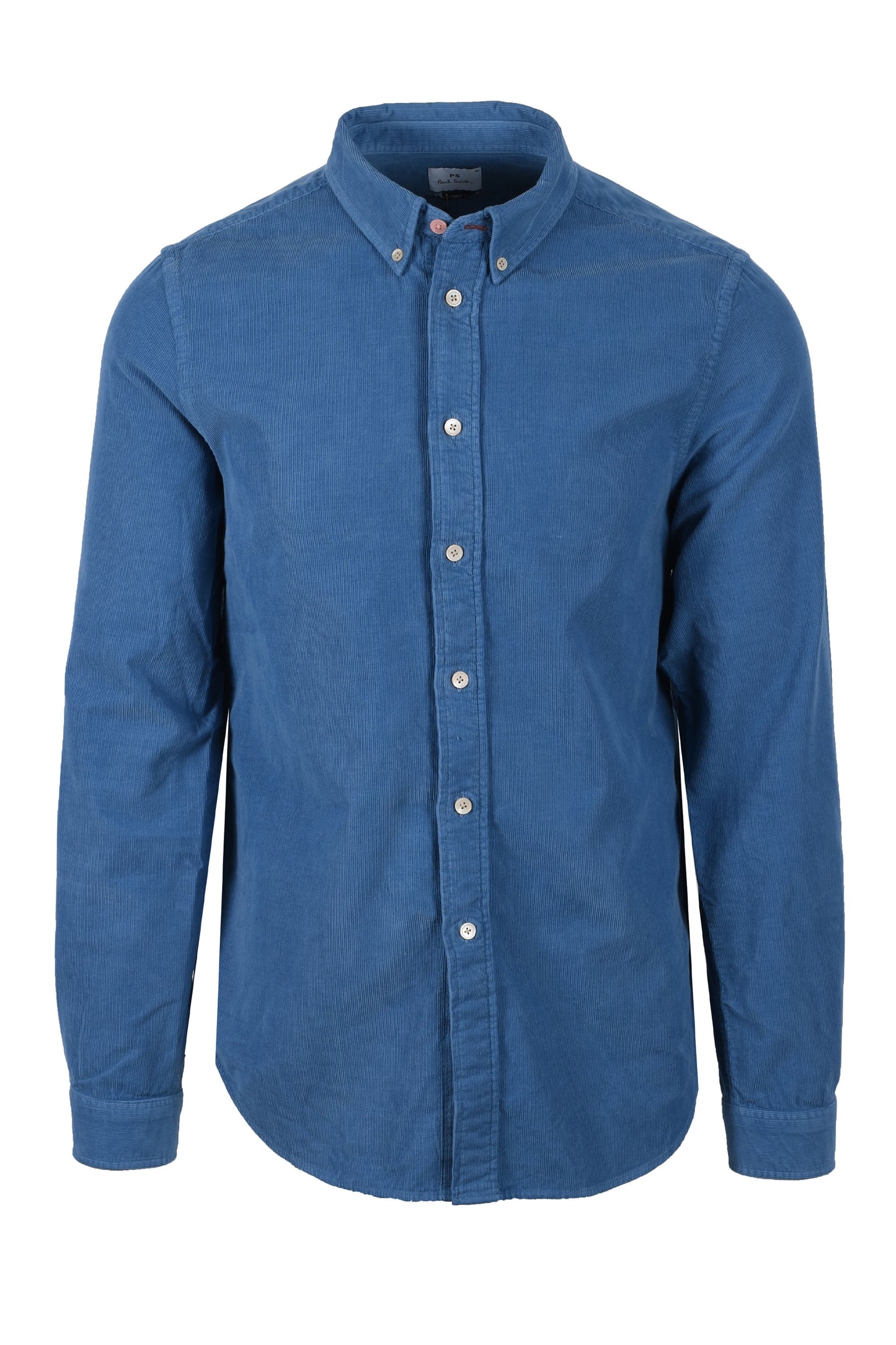 Paul Smith Tailored Corduroy Shirt Petrol Blue