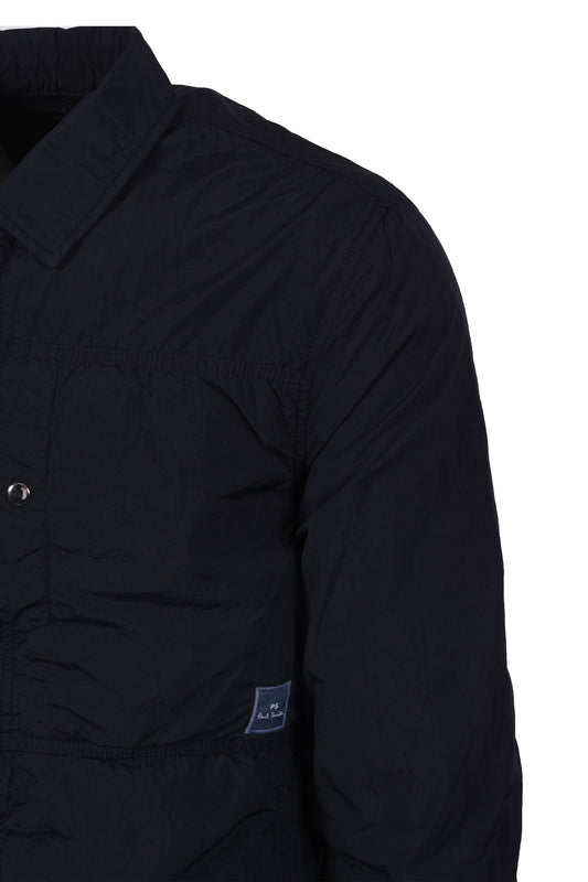 Paul Smith Unlined Overshirt Jacket Dark Navy