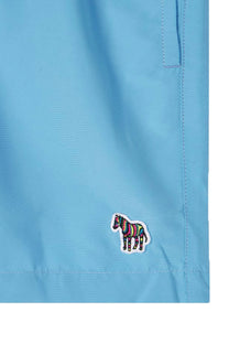 Paul Smith Zebra Logo Swim Shorts Light Blue Paul Smith