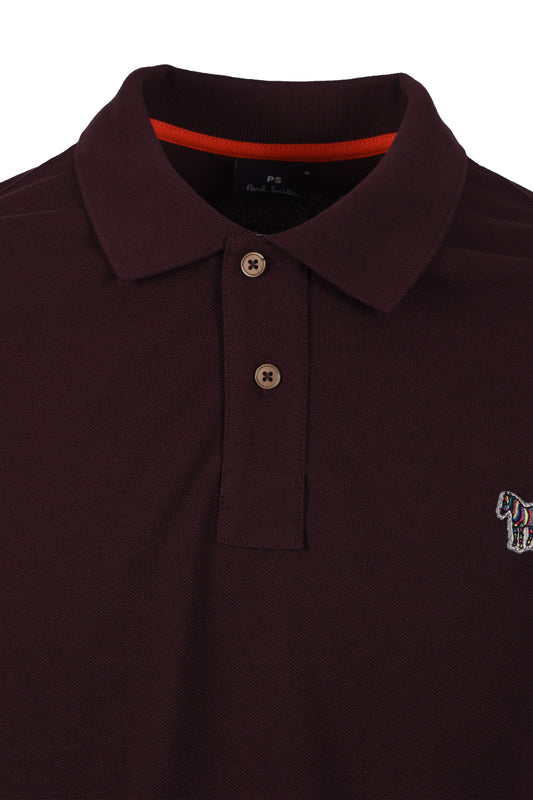 Paul Smith Zebra Polo Dark Red