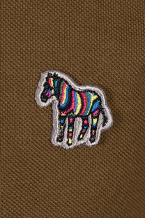 Paul Smith Zebra Tipped Polo Military Green Paul Smith