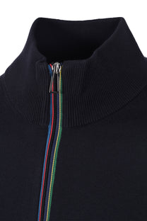 Paul Smith Zip Through Cardigan Dark Navy Paul Smith