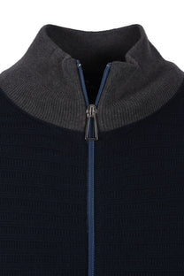 Paul Smith Zip Through Cardigan Dark Navy Paul Smith