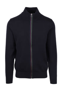 Paul Smith Zip Through Cardigan Dark Navy Paul Smith