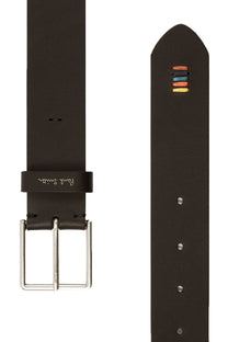 PAUL SMITH STITCH BELT BROWN