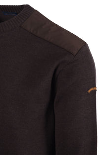 Paul & Shark CREW NECK KNITWEAR BROWN