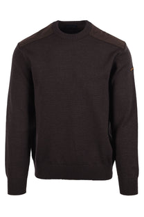 Paul & Shark CREW NECK KNITWEAR BROWN