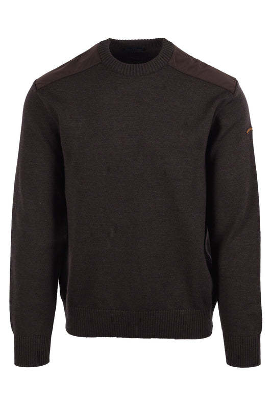 Paul & Shark CREW NECK KNITWEAR BROWN