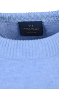 Paul & Shark CREW NECK KNITWEAR LIGHT BLUE Paul & Shark