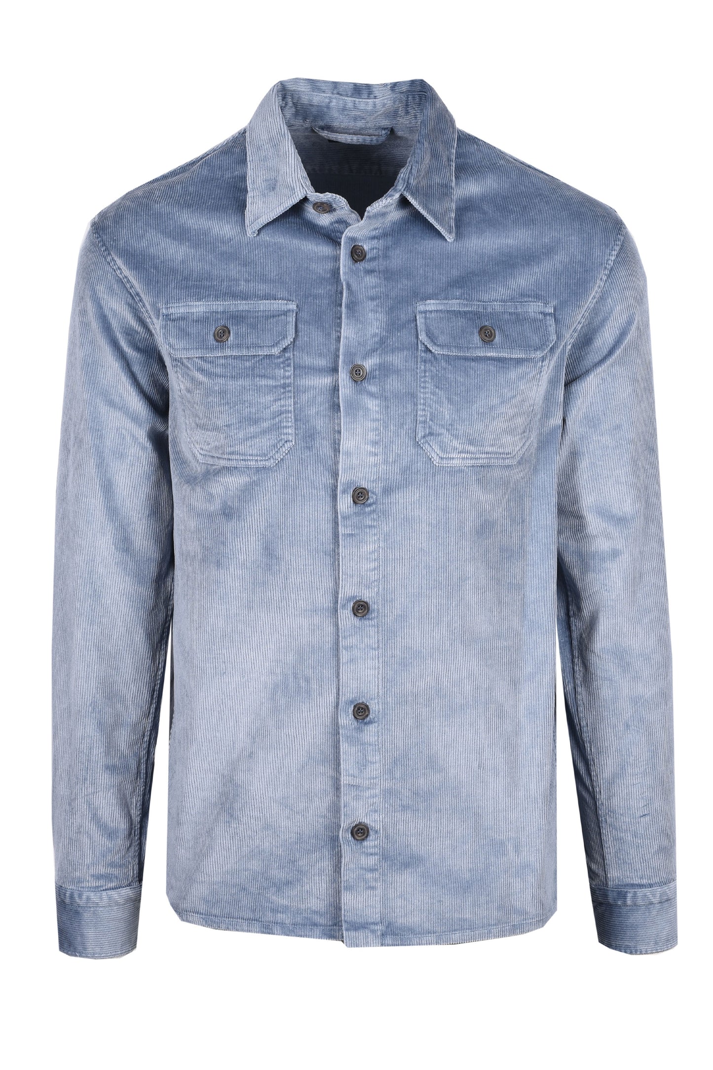 Paul & Shark Corduroy Overshirt Light Blue