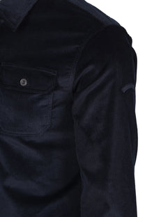 Paul & Shark Corduroy Overshirt Navy Paul & Shark