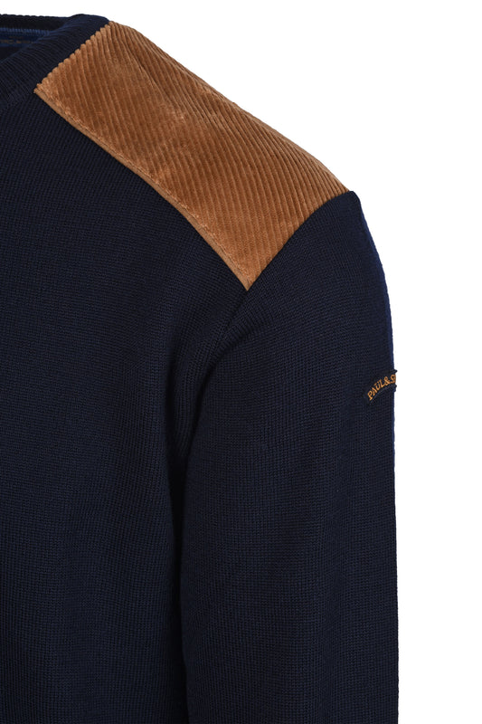 Paul & Shark Crew Neck Knitwear Navy