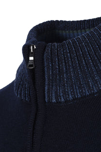 Paul & Shark HALF ZIP JUMPER NAVY
