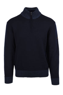 Paul & Shark HALF ZIP JUMPER NAVY