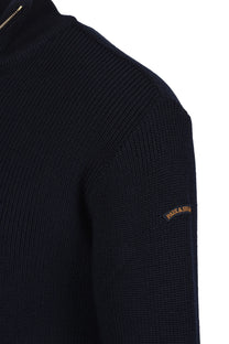 Paul & Shark Half Zip Knitwear Navy Paul & Shark