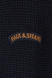 Paul & Shark Half Zip Knitwear Navy Paul & Shark
