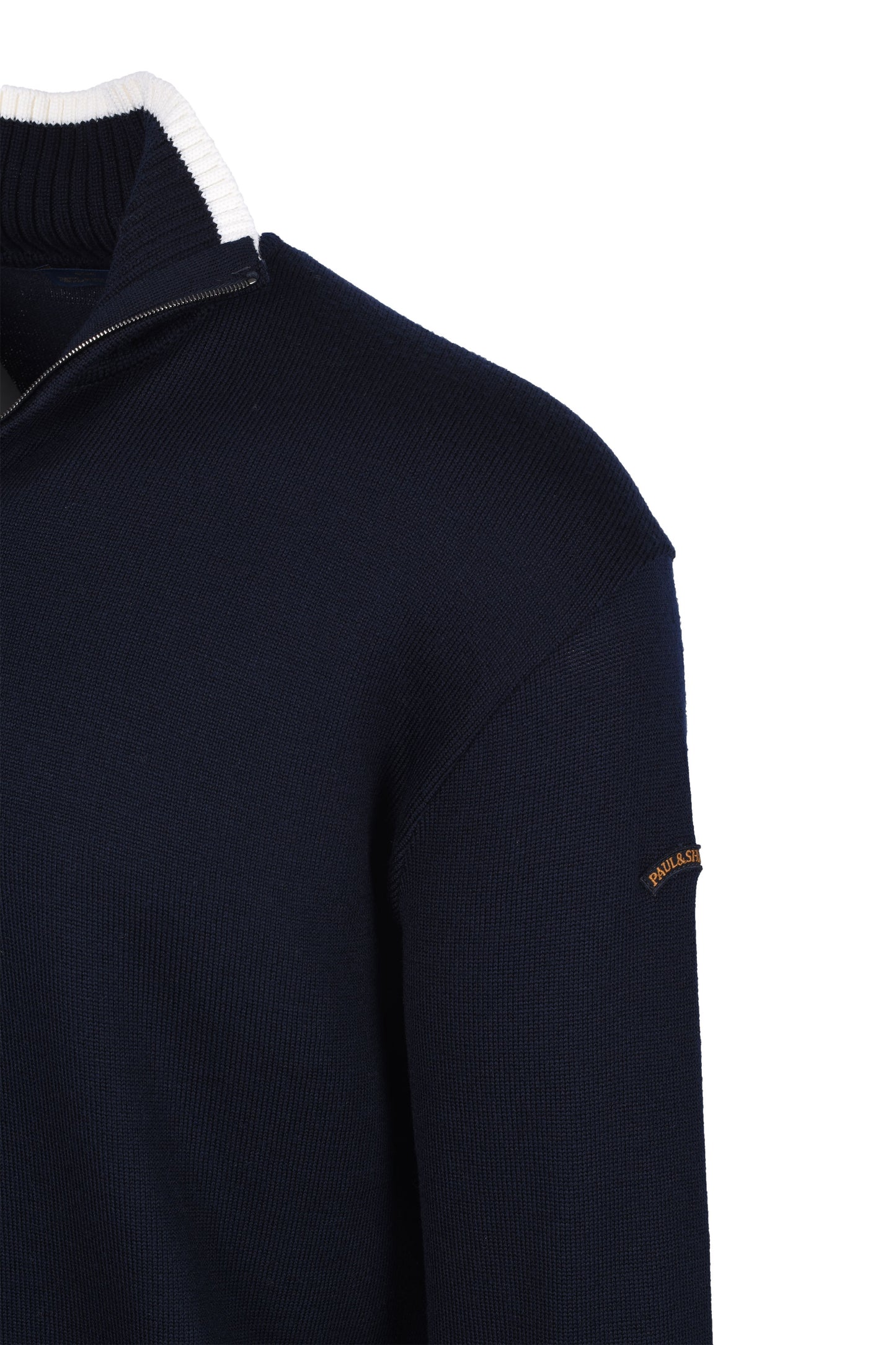 Paul & Shark Half Zip Knitwear Navy & Cream