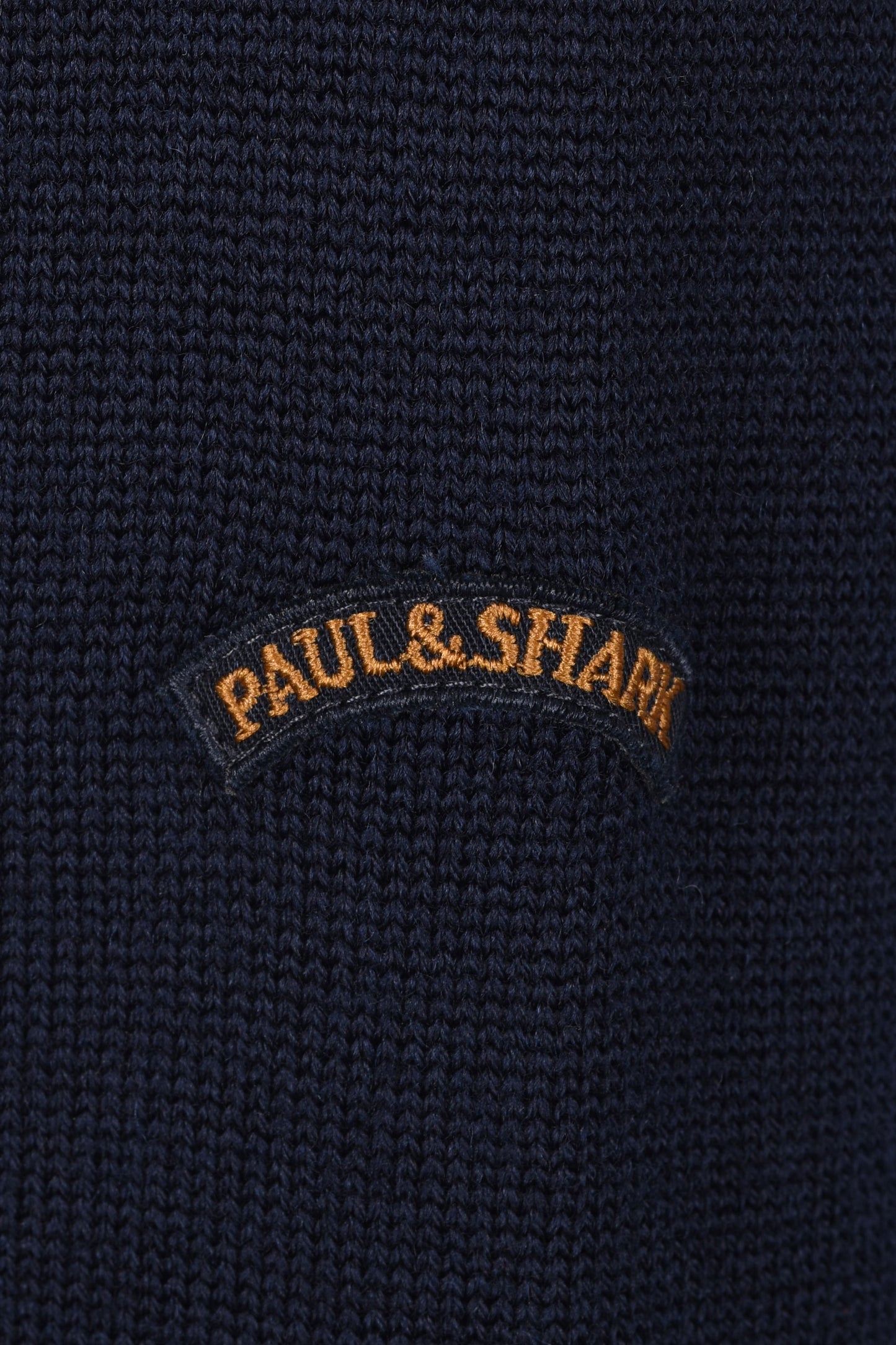 Paul & Shark Half Zip Knitwear Navy & Cream