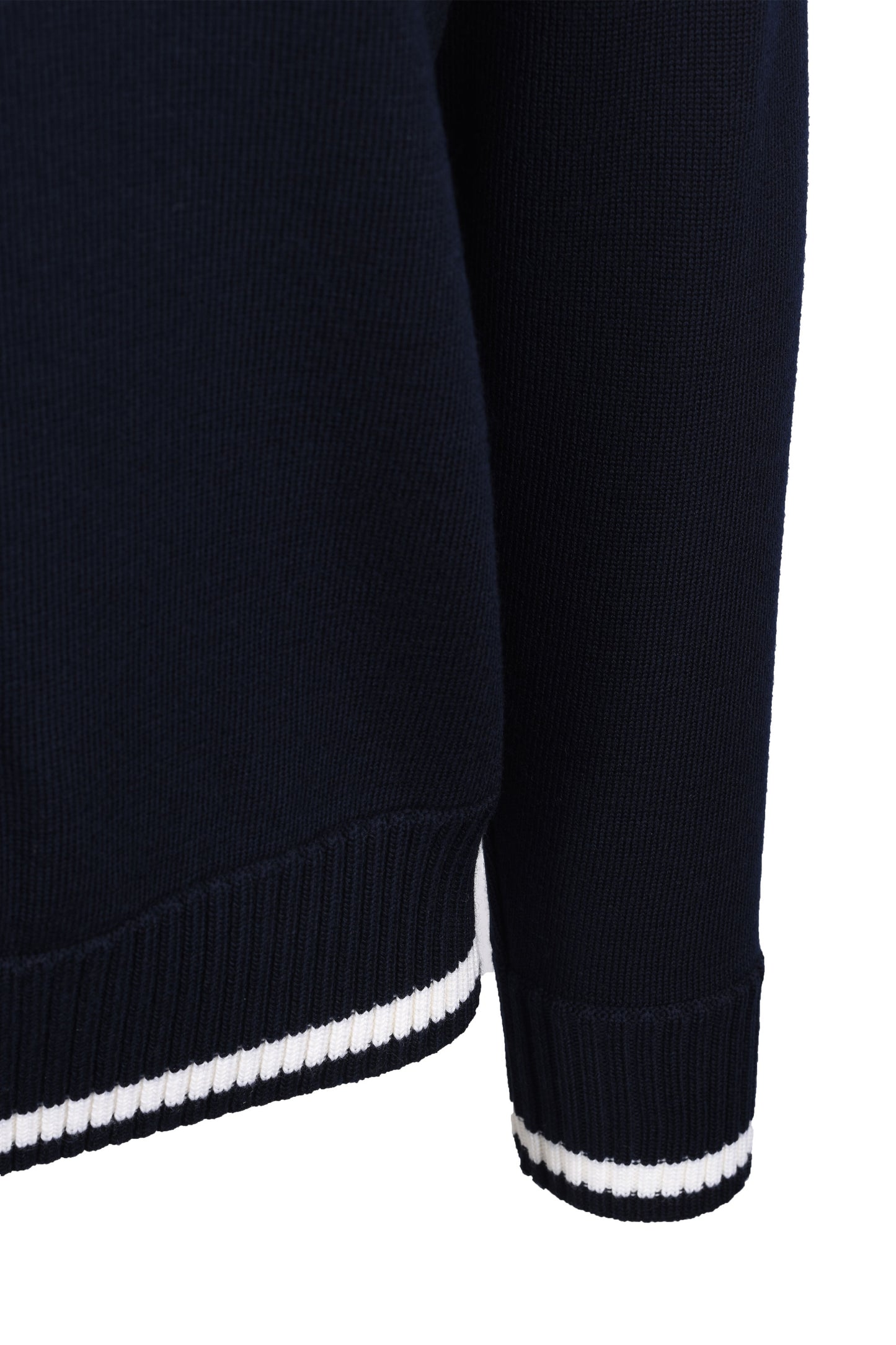 Paul & Shark Half Zip Knitwear Navy & Cream