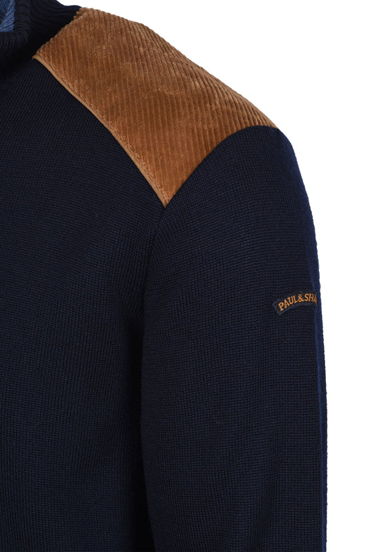 Paul & Shark Half Zip Knitwear navy