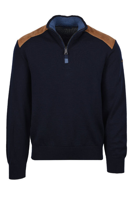 Paul & Shark Half Zip Knitwear navy
