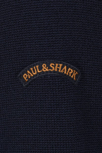 Paul & Shark Mix Media Jacket Navy Paul & Shark
