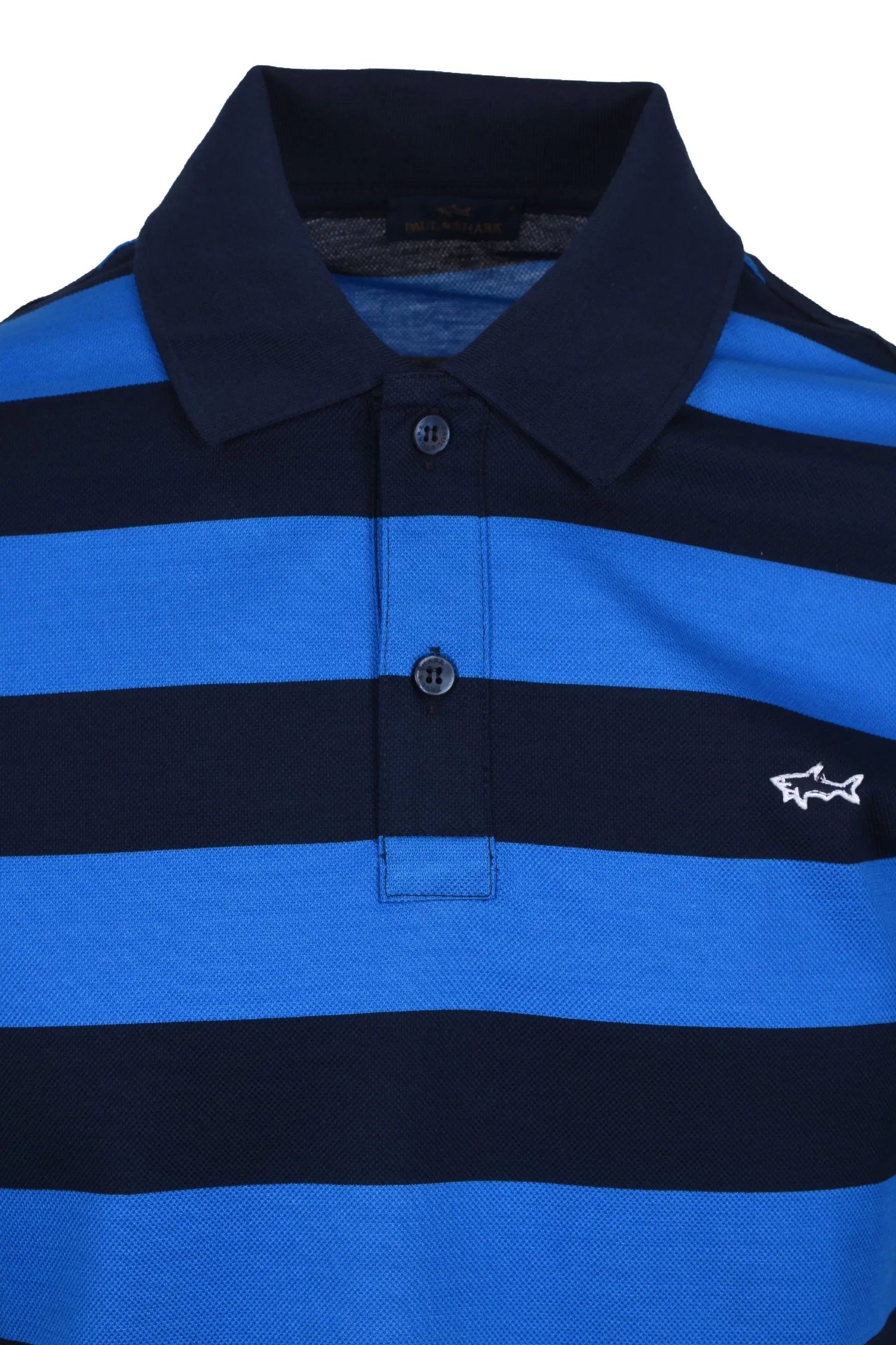 Paul & Shark POLO NAVY/BLUE STRIPE Paul & Shark