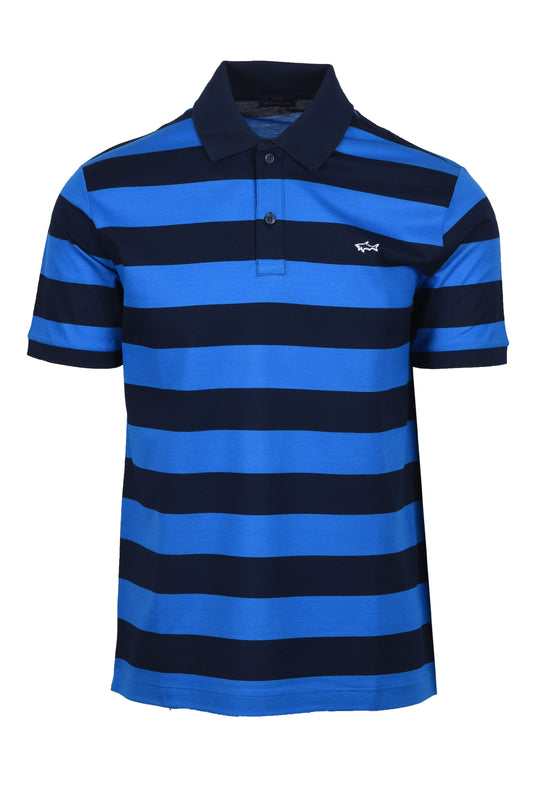 Paul & Shark POLO NAVY/BLUE STRIPE