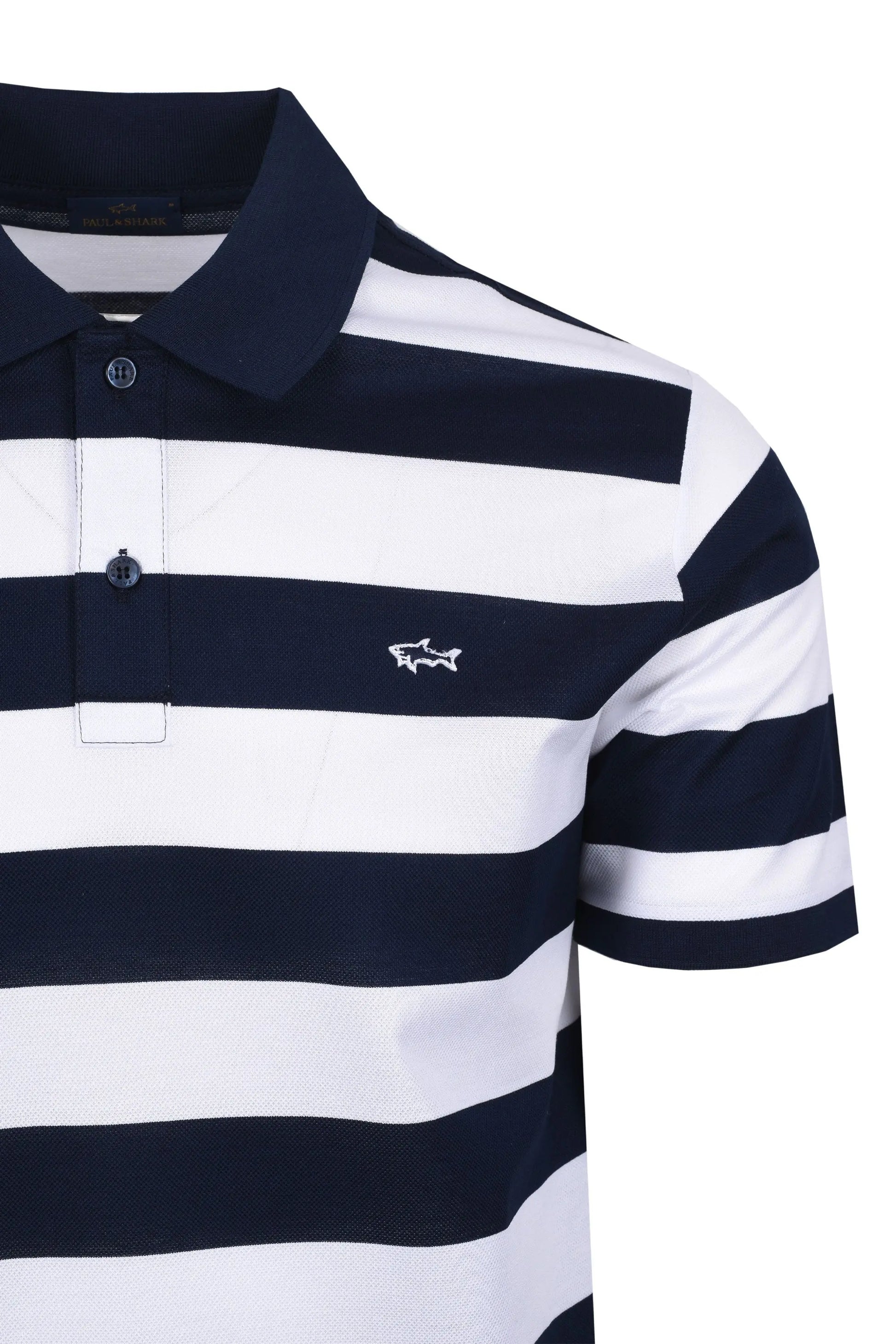 Paul & Shark POLO NAVY/WHITE STRIPE Paul & Shark