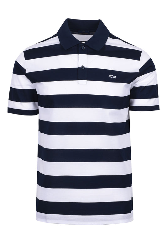 Paul & Shark POLO NAVY/WHITE STRIPE