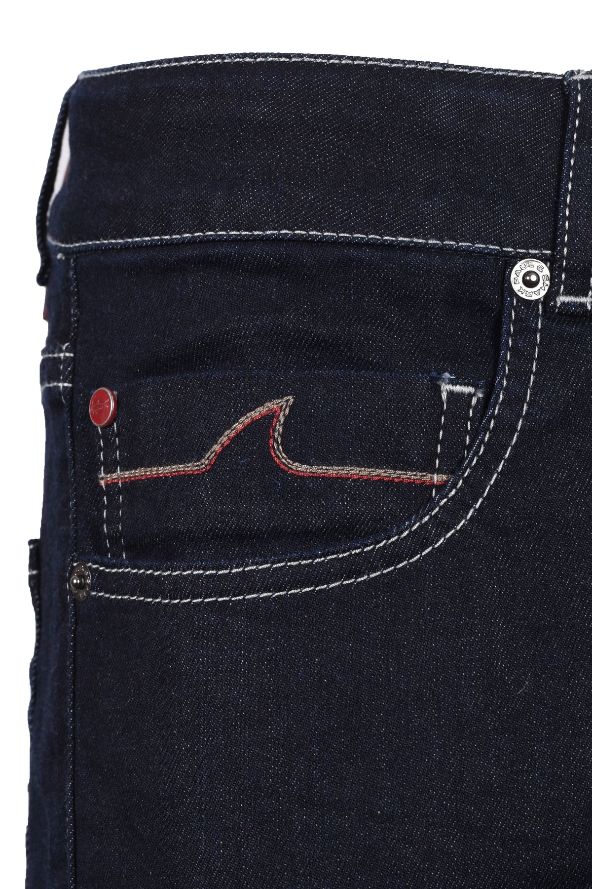 Paul & Shark RED RIVET JEANS DENIM