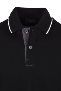 Paul & Shark Tipped Polo Shirt Black Paul & Shark