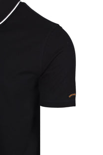 Paul & Shark Tipped Polo Shirt Black Paul & Shark