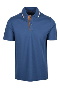 Paul & Shark Tipped Polo Shirt Blue Paul & Shark