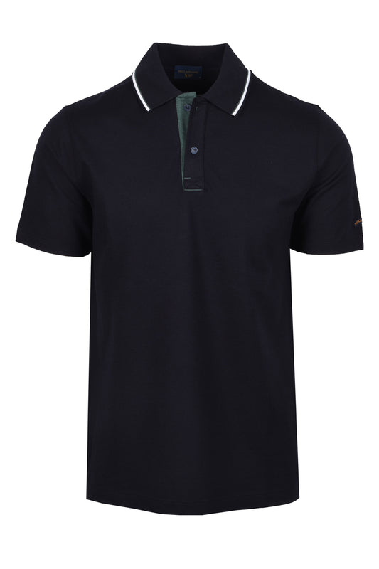 Paul & Shark Tipped Polo Shirt Navy