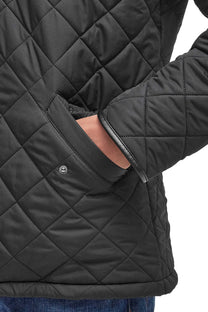 Barbour Powell Quilted Jacket Black Barbour